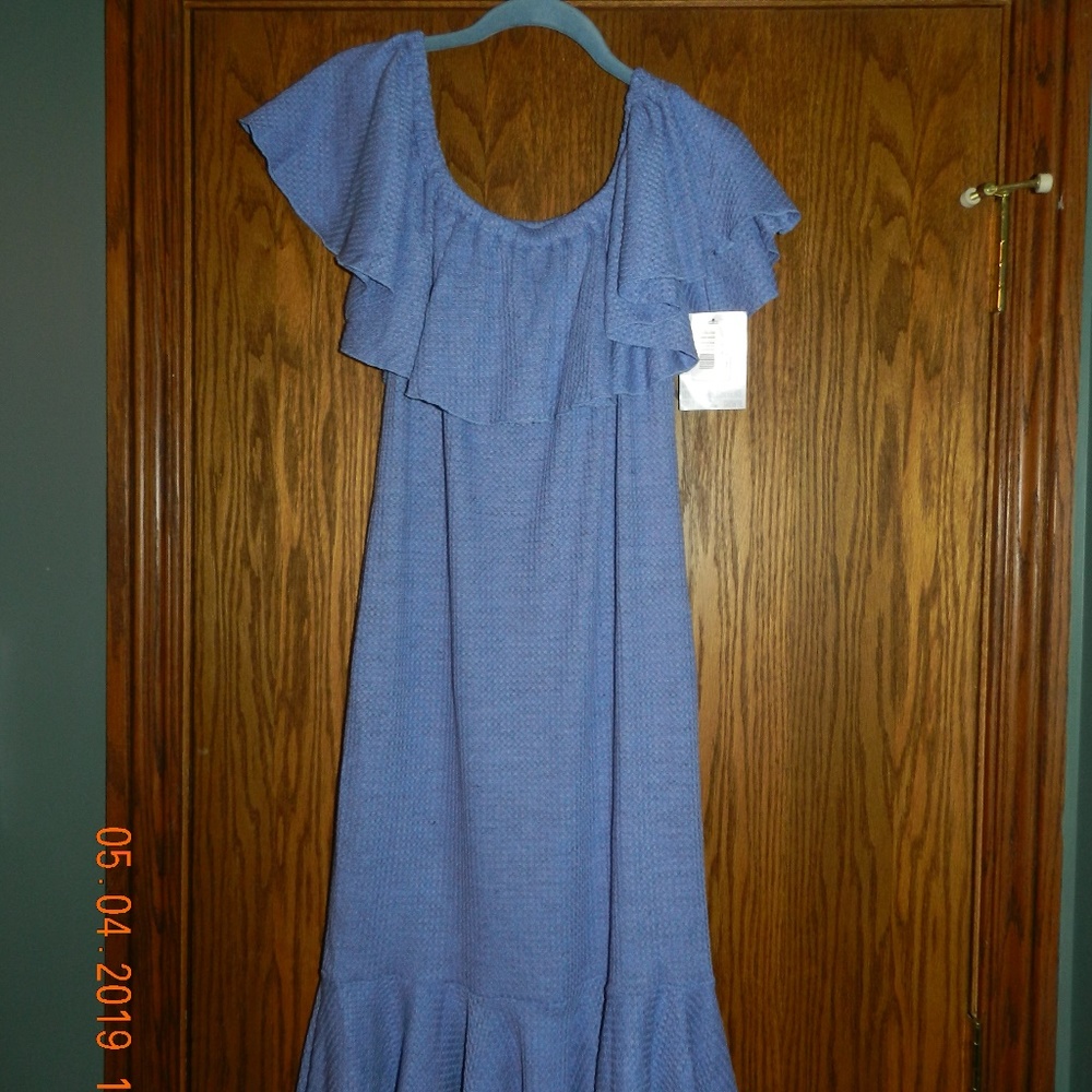 NWT Women's LulaRoe Blue "CICI" Dress